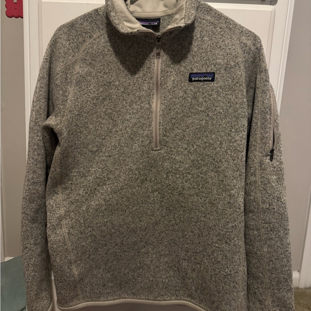 Patagonia Light Gray Fleece Jacket